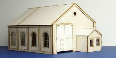 B 00-11 OO gauge goods shed with office